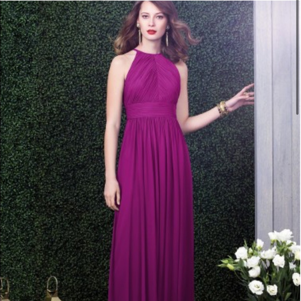 Dessy highneck bridesmaid dress size 2